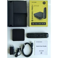 Box IPTV Acecconn Sword Pro+ – Android 11, 4K Ultra HD, HDR, WiFi et Bluetooth
