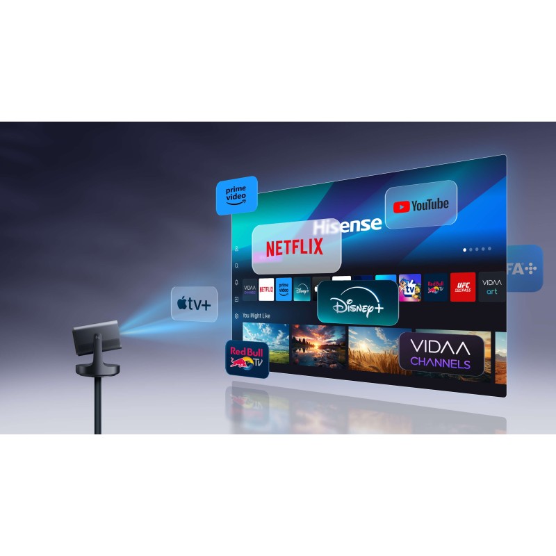 Hisense C2 Ultra TriChroma – Projecteur 4K 3000 ANSI | Mini Laser