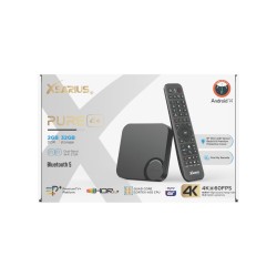 Xsarius Pure 4+ Plus 4K Android 14 — Boîtier IPTV | Geekslandia