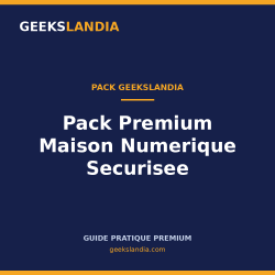 Pack Premium Maison Numérique Sécurisée — 5 e-books PDF | Geekslandia