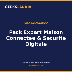 Pack maison connectée sécurisée — 8 e-books sécurité digitale