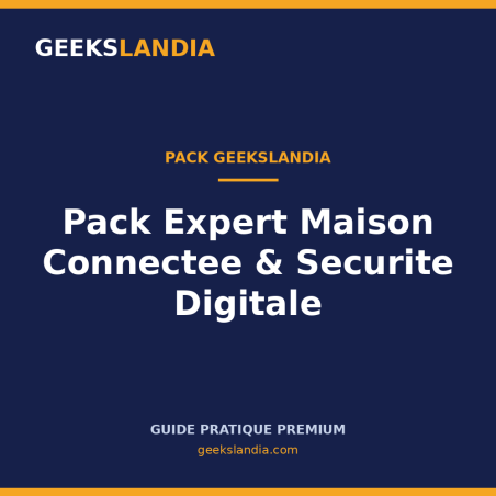 Pack maison connectée sécurisée — 8 e-books sécurité digitale